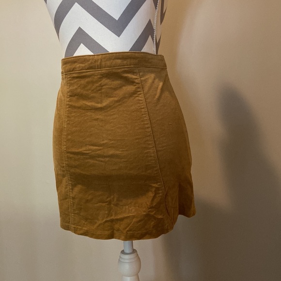 Altar’d State Brown Button Up Skirt - Picture 2 of 2